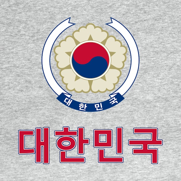 Republic of Korea - Coat of Arms Design (Korean Text) by Naves